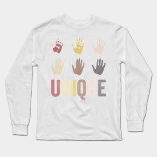 Unique | One of a Kind | Special | Human Long Sleeve T-Shirt